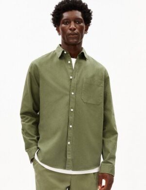 ARMEDANGELS GMT DYE LINO Herren Hemd aus Leinen-Mix