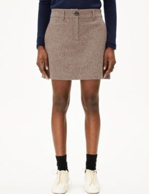 ARMEDANGELS HANNAAHLA TWEED Damen Webrock aus Bio-Baumwolle