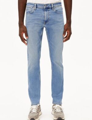 ARMEDANGELS IAAN Herren Slim Jeans recycelter Baumwoll Mix Comfort Stretch
