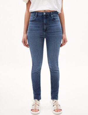 ARMEDANGELS INGAA Damen Jeans Skinny Leg High Waist Bio-Baumwoll Mix X-Stretch