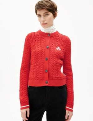 ARMEDANGELS JULIAANAS CABLE Damen Strickjacke aus Bio-Baumwolle
