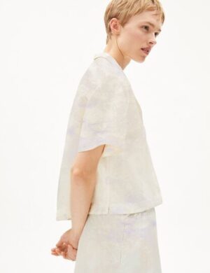 ARMEDANGELS LEAANNE MINERAL – Damen Bluse Loose Fit aus Bio-Baumwolle
