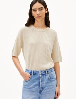 ARMEDANGELS LIZAA LINO Damen Strickshirt aus Leinen-Mix