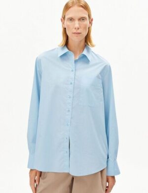 ARMEDANGELS LOOSE POPLIN Damen Bluse aus Bio-Baumwolle
