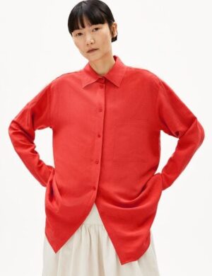 ARMEDANGELS MAALGAA LINO Damen Bluse aus Leinen-Mix