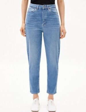 ARMEDANGELS MAIRAA Damen Mom Jeans recycelter Baumwoll Mix Comfort Stretch