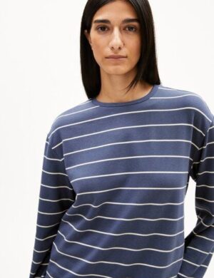 ARMEDANGELS MARYNAA FINE STRIPE Damen Longsleeve aus Bio-Baumwoll Mix