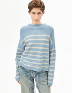 ARMEDANGELS MERINAA STRIPES Damen Strickpullover aus Bio-Baumwolle