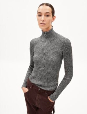 ARMEDANGELS MIKAELAA CLEAN UP – Damen Pullover Slim Fit aus Bio-Baumwoll Mix