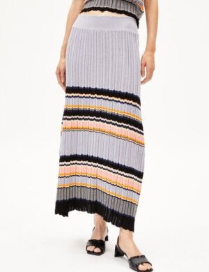 ARMEDANGELS MINNAA STRIPES Damen Strickrock aus Bio-Baumwolle