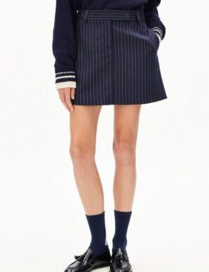 ARMEDANGELS PINSTRIPE Damen Webrock aus TENCEL Lyocell Mix