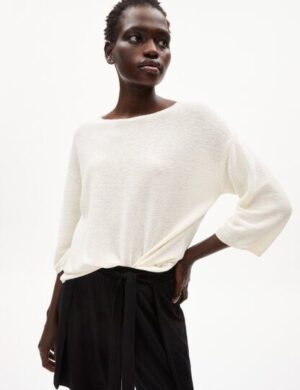 ARMEDANGELS RATHAA LINO – Damen Pullover aus Leinen-Mix