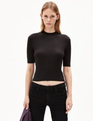 ARMEDANGELS SILJIAA Damen Strickshirt Slim Fit aus Bio-Baumwoll Mix