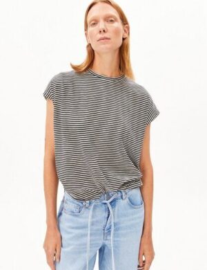ARMEDANGELS SLUB JERSEY STRIPE Damen T-Shirt aus Bio-Baumwolle