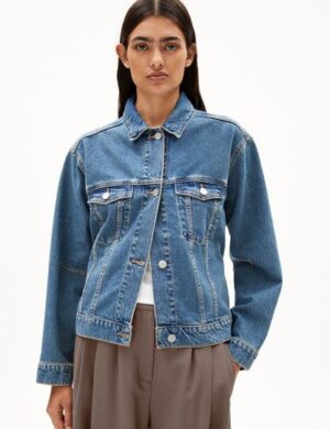 ARMEDANGELS TAANA Damen Jeansjacke aus recycelter Baumwolle