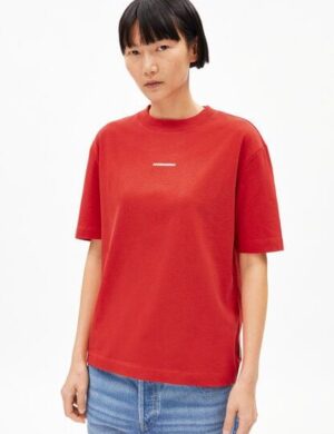 ARMEDANGELS TARJAA WORD ICONIC Å Damen Heavyweight T-Shirt aus recyceltem Baumwoll Mix