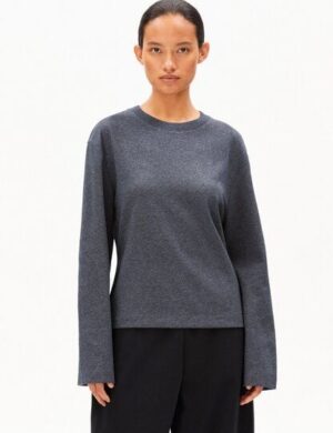 ARMEDANGELS UN-WASTED Damen Longsleeve aus recyceltem Baumwoll Mix
