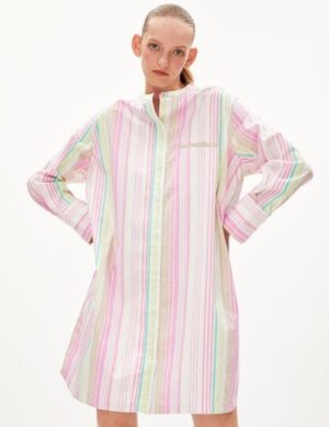 ARMEDANGELS VAAJA STRIPES – Damen Webkleid Relaxed Fit aus Bio-Baumwolle