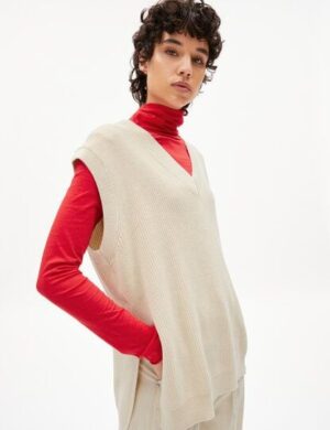 ARMEDANGELS VARNAA SOFT – Damen Pullunder aus Bio-Baumwolle