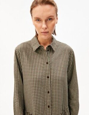 ARMEDANGELS VICHY SEERSUCKER Damen 100% Bio-Baumwolle