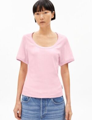 ARMEDANGELS VIOLAHAA Damen Ripp-T-Shirt aus Bio-Baumwoll Mix