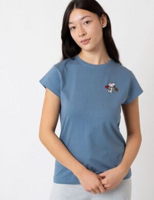 Bavarian Caps Damen T-Shirt Peanuts Snoopy – Blau