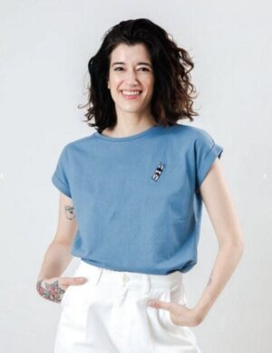 Brava Fabrics Just Swim Scoop Tee Cloud