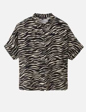 Damen Bluse aus LENZING ECOVERO Viskose – LOTUS ZEBRA – recolution