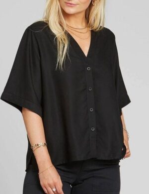 DEDICATED Bluse Odense – Black