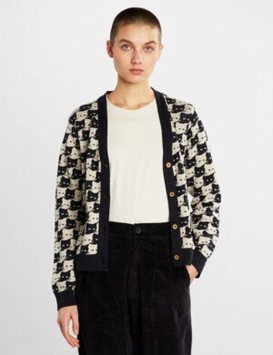 DEDICATED Damen Strickjacke Iggesund aus Biobaumwolle