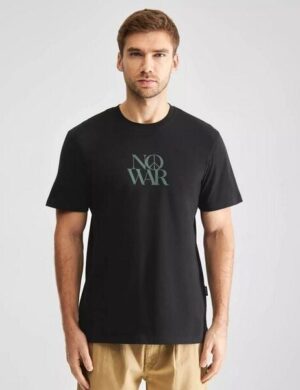 DEDICATED T-Shirt Stockholm No War – aus Bio-Baumwolle
