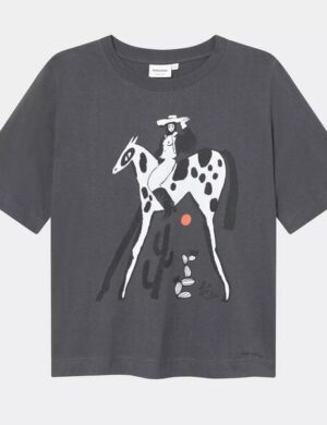 DEDICATED T-Shirt Vadstena Eniko Katalin Eged Cowgirl – Charcoal