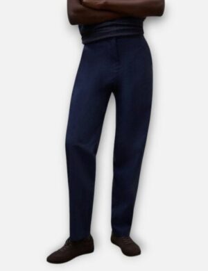 ECOALF dunkelblaue Hose aus 100 % Baumwolle