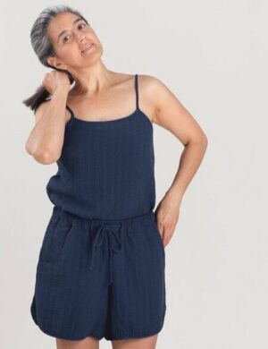 erlich textil Fiona lange Mousseline Hose aus Bio-Baumwolle, made in Europe