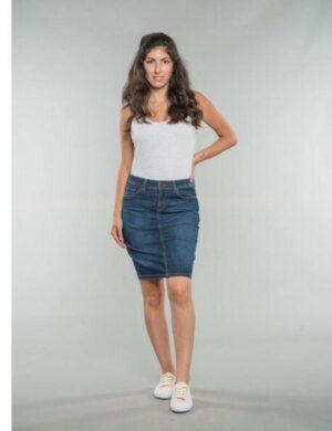 Feuervogl Jeansrock Svea Pencil-Skirt