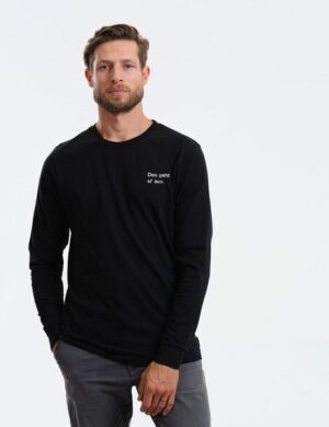 GARY MASH Langarmshirt Scott Des geht si‘ aus. aus Biobaumwolle