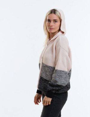 GARY MASH Oversize-Cardigan Winnie mit Kapuze aus Biobaumwolle