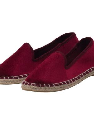 Japanwelt Espadrilles Espadrilles Samtschuhe Pantoffeln Slipper Sommerlatschen Ballerinas