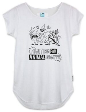 GARY MASH Shirt Asheville Fighting for Animal Rights aus Bio-Baumwolle