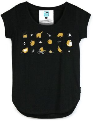 GARY MASH Shirt Asheville Katzenliebe aus Biobaumwolle