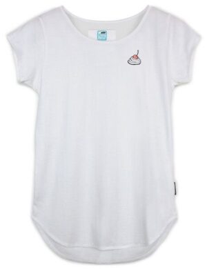 GARY MASH Shirt Asheville Sahnehäubchen mit Kirsche aus Bio-Baumwolle