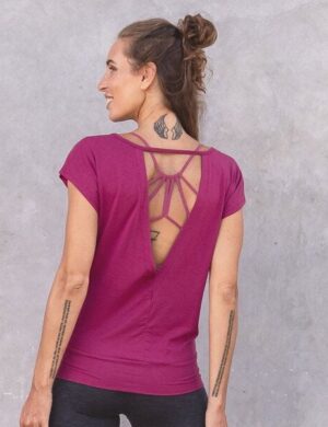 Jaya SMILLA Tencel – Damen – lockeres Shirt für Yoga und Freizeit aus Tencel-Baumwoll-Mix