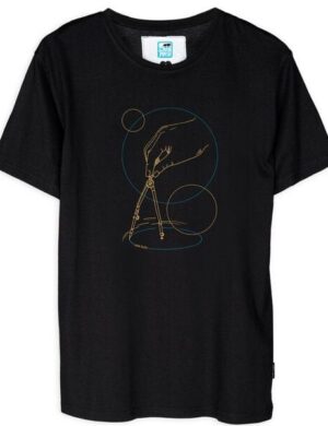 GARY MASH Shirt Runde Sache aus Biobaumwole