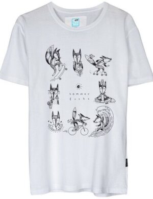 GARY MASH Shirt Sommerfuchs aus Biobaumwolle