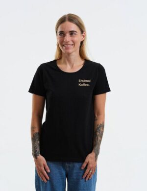 GARY MASH Shirt Taylor Erstmal Kaffee. aus Biobaumwolle