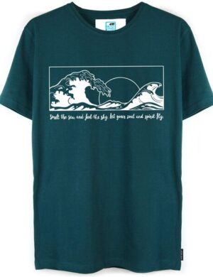 GARY MASH Shirt Welle aus Biobaumwolle