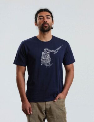 GARY MASH T-Shirt Zugvogel aus Biobaumwolle