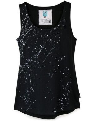 GARY MASH Tanktop mit Farbspritzern aus Bio-Baumwolle