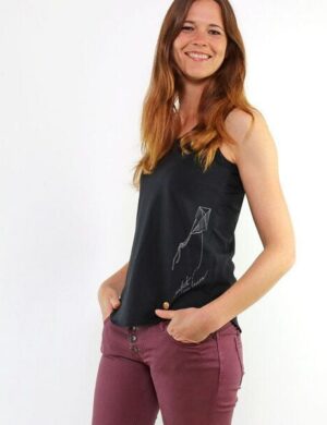 GARY MASH Top Einfach mal sein lassen aus Biobaumwolle