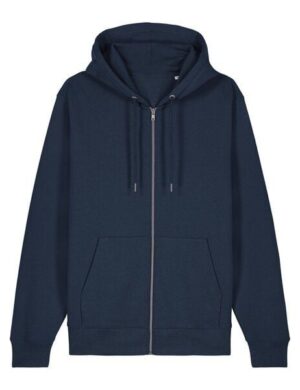 GARY MASH Zipjacke mit Kapuze, Unisex aus Biobaumwolle